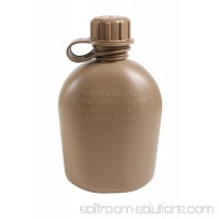 Rothco G.I. 3 Piece 1 Quart Plastic Canteen, Coyote Brown   